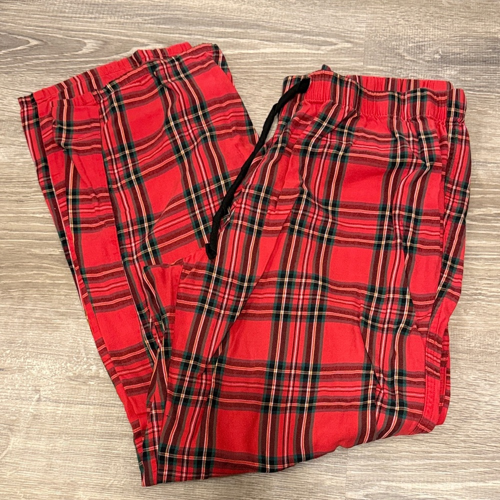 * Victoria's Secret Red Plaid Pajama Pants - Medium Short